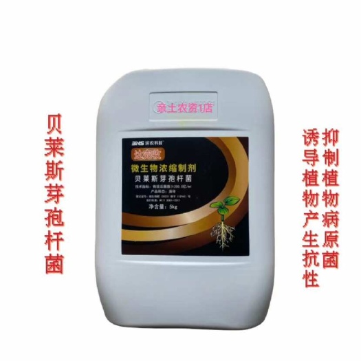 滨农科技达完收贝莱斯芽孢杆菌有效活菌数200.0亿/ml增抗