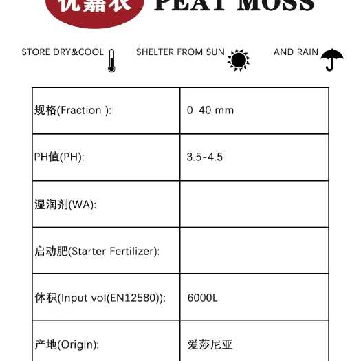 佛山0-40mm爱沙尼亚大包6000L泥炭土