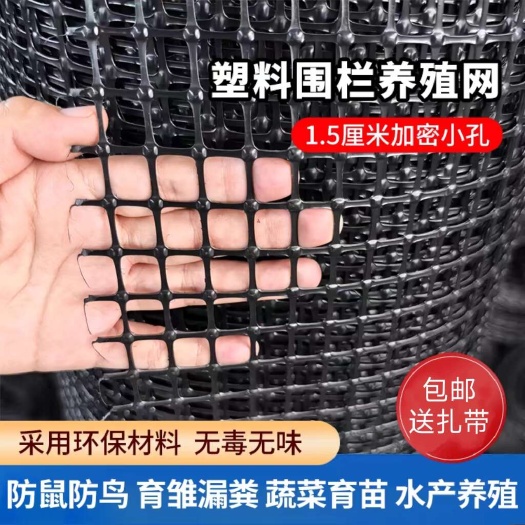 1.5厘米孔塑胶围栏网养鸡养殖网鸡鸭育雏漏粪网养鸡围栏网