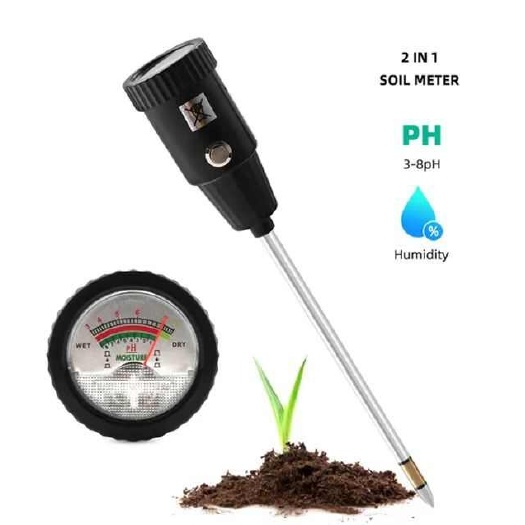 潍坊二合一土壤湿度计水份酸碱度PH计非EC长电极300mm