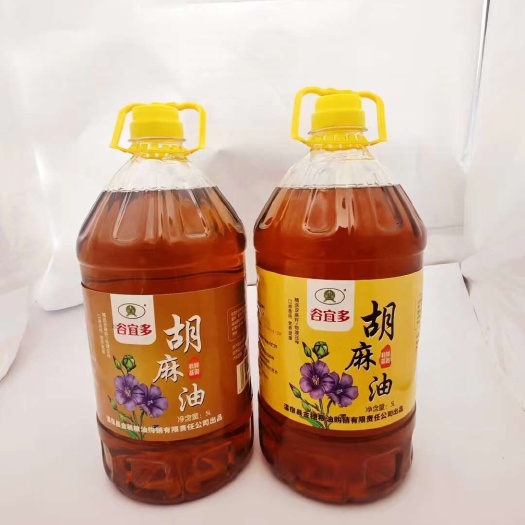新疆纯胡麻油  冷榨亚麻籽油  营养不受损  一手货源
