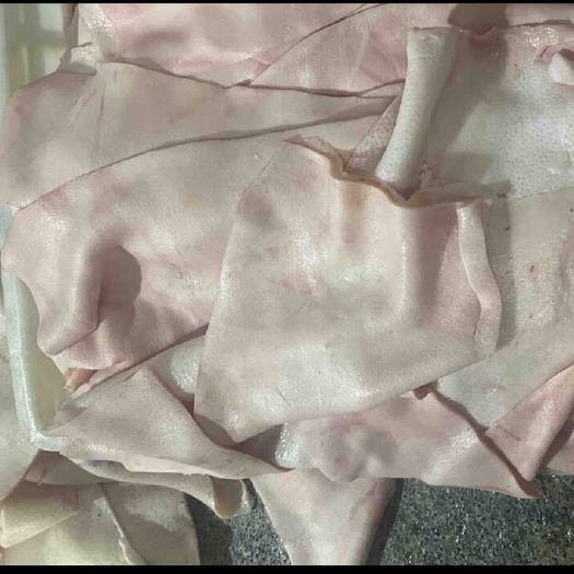 桂林猪皮，皮干，炸猪皮大量有货，修割完整无油