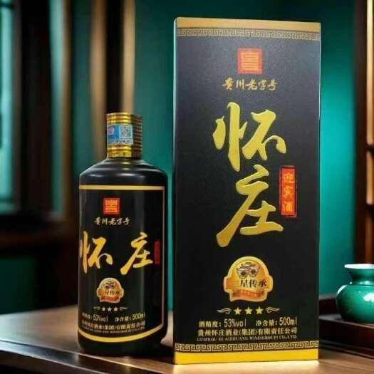 宿迁贵州怀庄迎宾酒三星传承，酱香口感53度，一箱六瓶