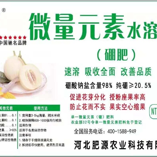 邯郸颗粒硼  微量元素水溶肥（硼肥）粉剂，不是颗粒状的