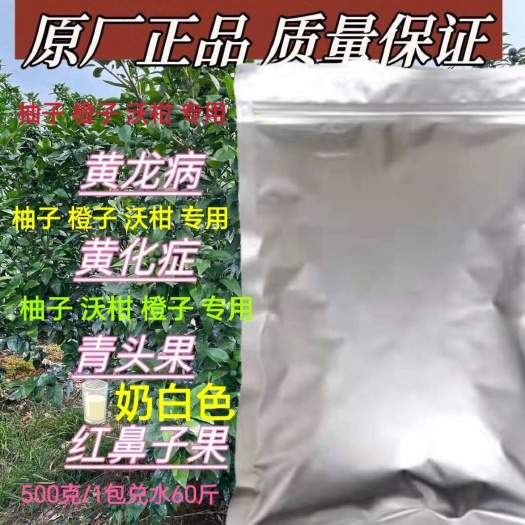 茂名果树黄化病专用药柑橘脐橙柚子营养液微量元素黄龙黄化症吊打输液
