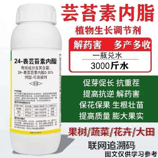 芸苔素内酯，保花保果，调节生长，增产增收