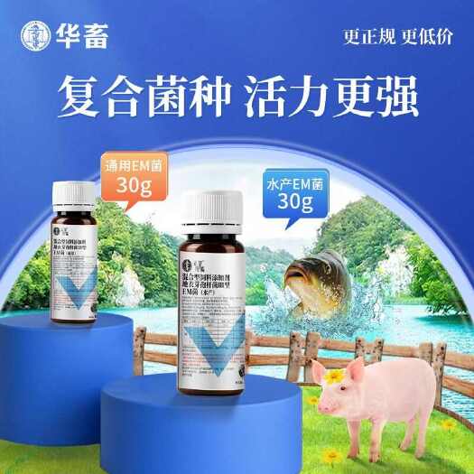 EM菌种原种水产养殖种植专用em菌粉益生菌原液芽孢杆菌饲料发
