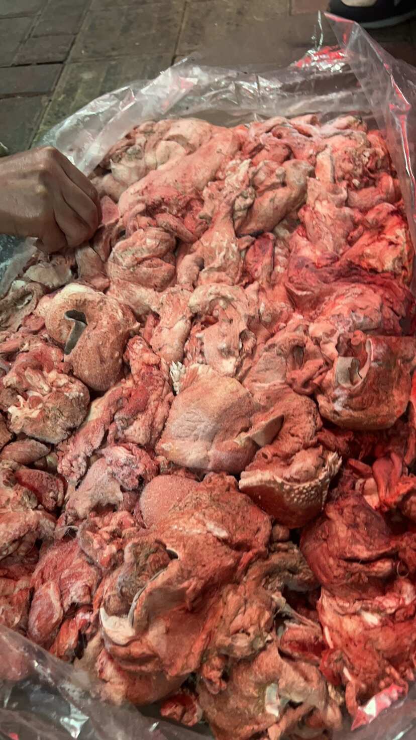冻牛肉，碎牛肉