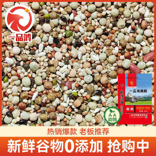 蓝山县A级无玉米幼鸽鸽粮营养信鸽饲料赛鸽子粮食元宝鸽鸟食50斤包邮