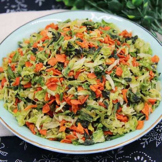 兴化市脱水蔬菜干方便面蔬菜包煮汤配菜青菜胡萝卜青菜干高丽菜泡面伴侣