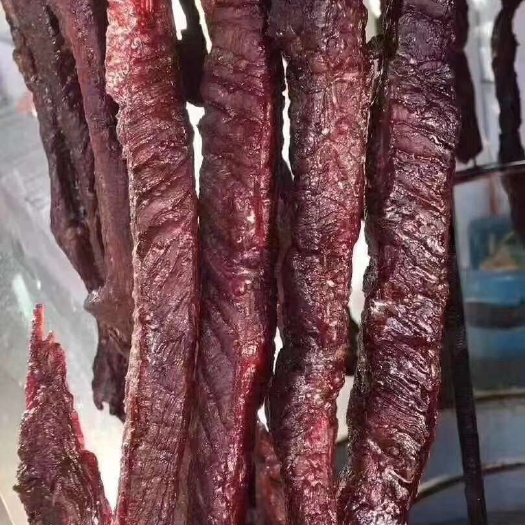 锡林浩特内蒙古锡林郭勒优质牛肉干 保质期长 现货烤现发