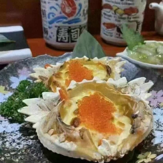 连云港蝴蝶芝士蟹宝日料店烧烤烤肉自助餐食材芝士焗蟹宝半成品加热即食