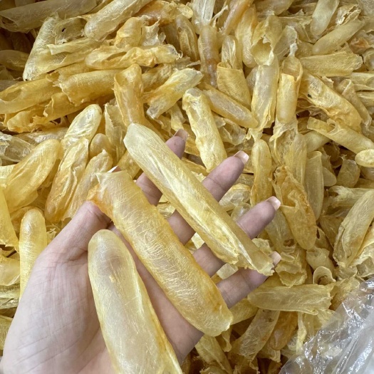 广州咸水黄花胶足干深海鱼胶花胶干货一等品鱼膘正品孕妇滋补品