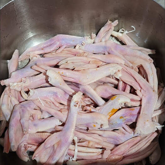 新鲜去骨鸭掌生鲜脱骨鸭爪子冷冻加大加肥无骨火锅食材商用批发