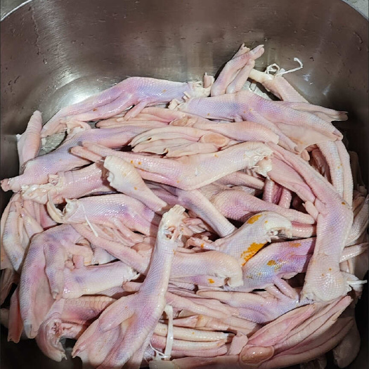 沛县新鲜去骨鸭掌生鲜脱骨鸭爪子冷冻加大加肥无骨火锅食材商用批发