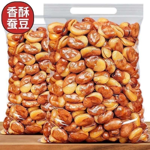 成都【节日抢购】香酥蚕豆零食兰花豆牛肉味下酒菜休闲零食酥脆批发
