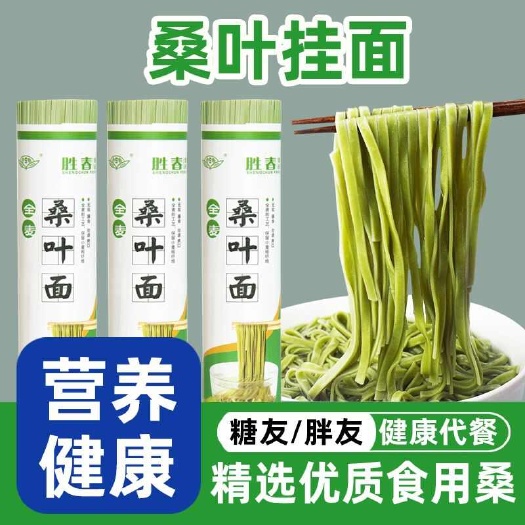 新乡县桑叶面条胖友主食荞早餐麦杂粮桑叶挂面三篙专用整箱面条批发