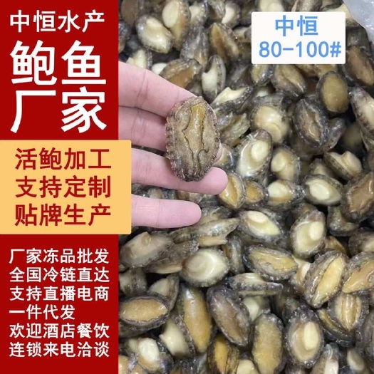 东山县鲍鱼肉 新鲜80-100头小鲍鱼肉 速冻鲍鱼源头工厂海鲜冻品