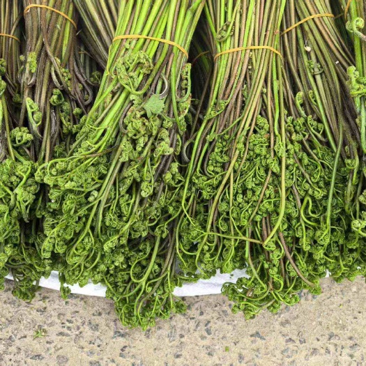 饶河县出5000斤蕨菜等各类野生蘑菇，纯一手货源