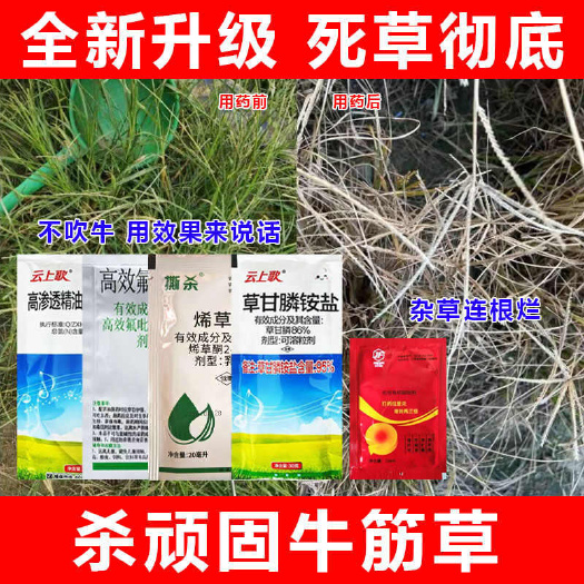 郑州牛筋草专除牛筋草除草剂专用药非耕地除草剂牛筋草专杀农用