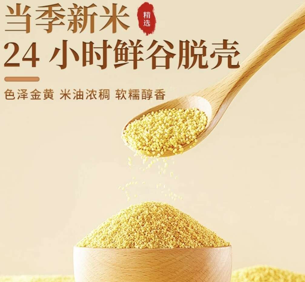 化石戈山地新鲜营养黄小米辽宁阜新特产东北5斤装