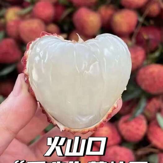 火山荔枝王，果实与鸡蛋一样大，好吃又漂亮，顺丰冷链包邮