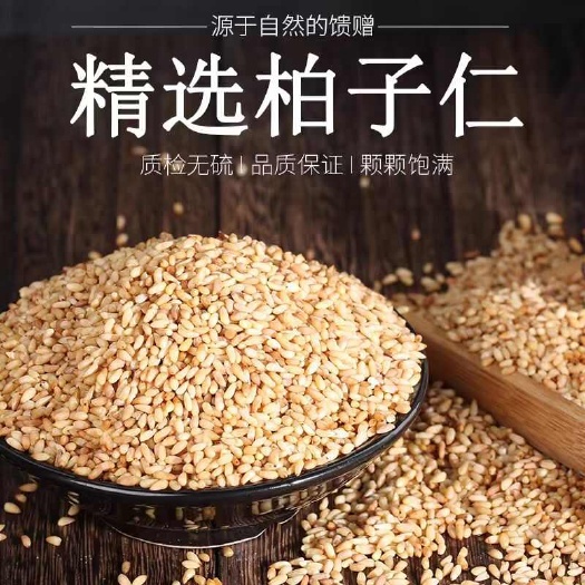 亳州柏子仁正品去壳柏子仁肉中药材柏实籽肉泡水柏子仁一斤包邮