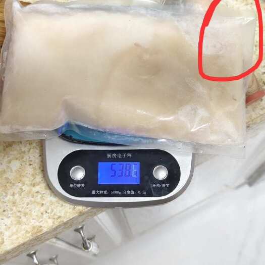 连云港鱿鱼皮清理好的整条