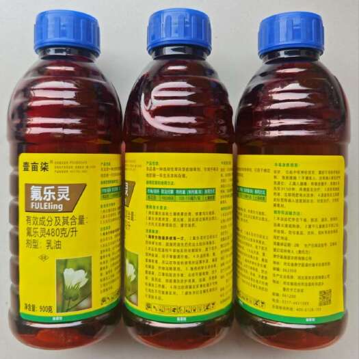 480克/升氟乐灵乳油蔬菜田播后苗前或移栽前封闭除草剂包邮