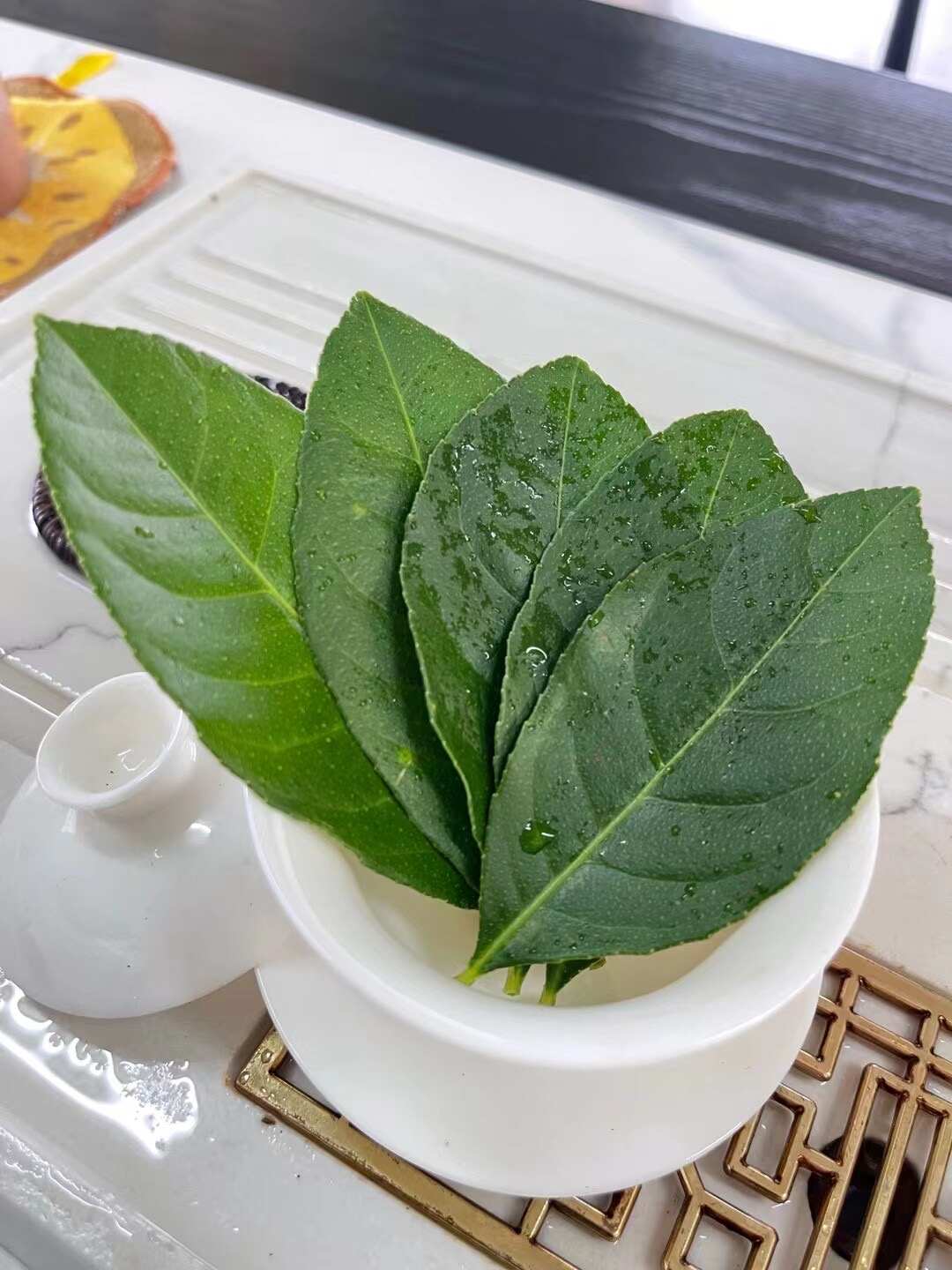柠檬香茅草，柠檬叶，芭蕉叶，青木瓜，南姜，现割现发
