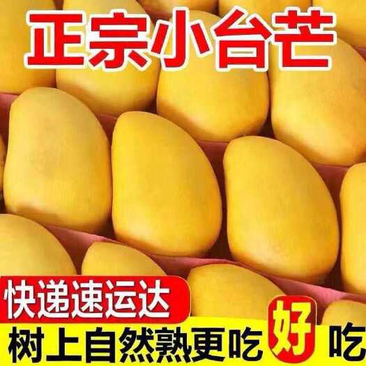 海南芒果海南小台芒果批发装整箱新鲜水果应季水果台农香甜贵妃芒