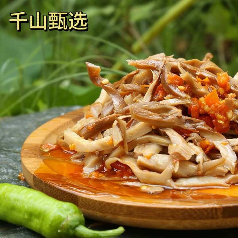 福建明溪县农家手工碳烤笋干