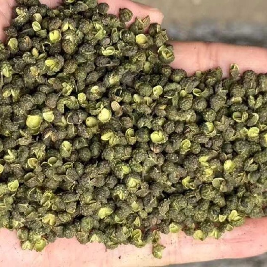 玉林好大货青花椒重庆产地直发开口率70左右足干色绿颗粒饱满