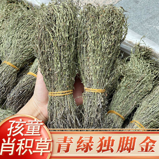 佛山【独脚金短脚】青绿独脚金广西疳积草晒干孩儿草汤500克包邮
