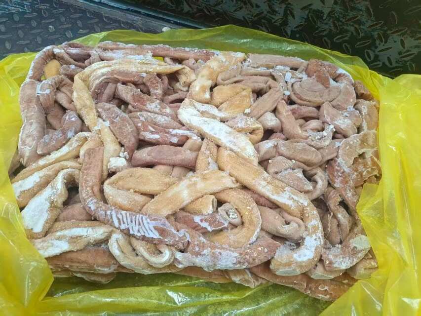 少油牛小肠板装，标准件20斤一板，价格更优惠