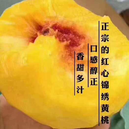 泗洪县锦绣黄桃，脆甜多汁