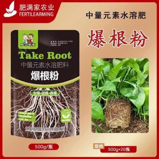 长沙肥公肥婆爆根粉叶面肥植物扦插育苗果蔬花卉快速生根粉定植水溶肥