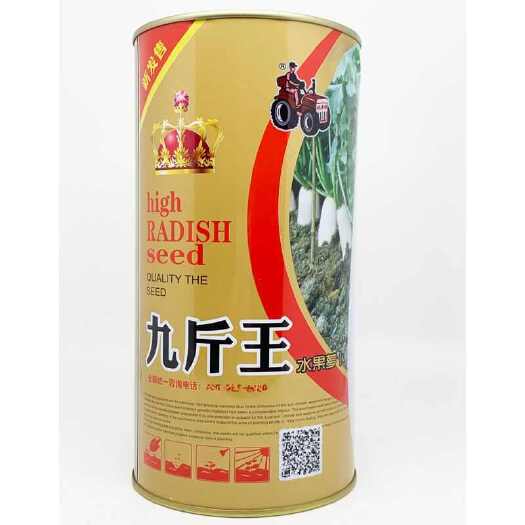 长沙县拖车头九斤王水果萝卜种籽 秋冬晚熟耐寒耐抽苔长白萝卜种子
