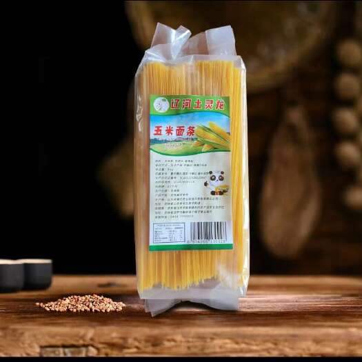 长春纯玉米面粉和盐水，无其他添加剂，冷水下锅不用泡，口感爽滑劲道