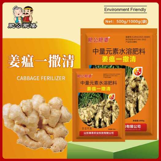 姜瘟一撒清生姜微生物肥料专用改善预防农资炭疽叶枯腐烂