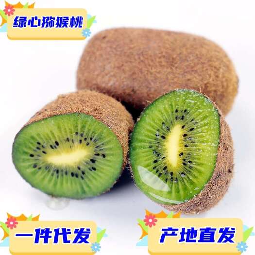凤凰县一件代发 湖南米良一号绿心猕猴桃奇异果当季现摘供电商各大平台