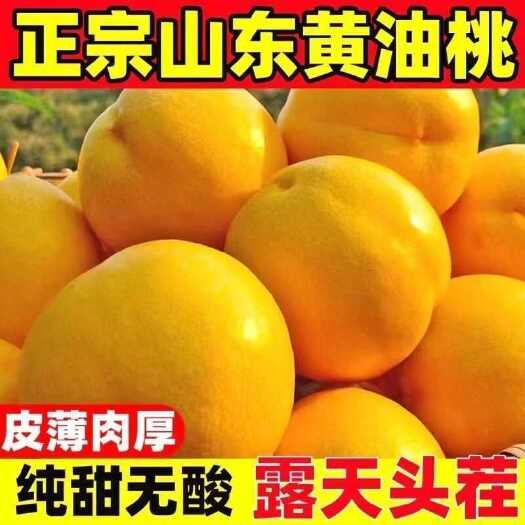 山东黄油桃新鲜水果黄桃甜山东黄桃脆软黄金蜜产地直发