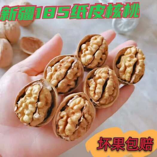 温宿县25年新货新疆阿克苏纸皮核桃温宿县产地供干果可开发票免税批发