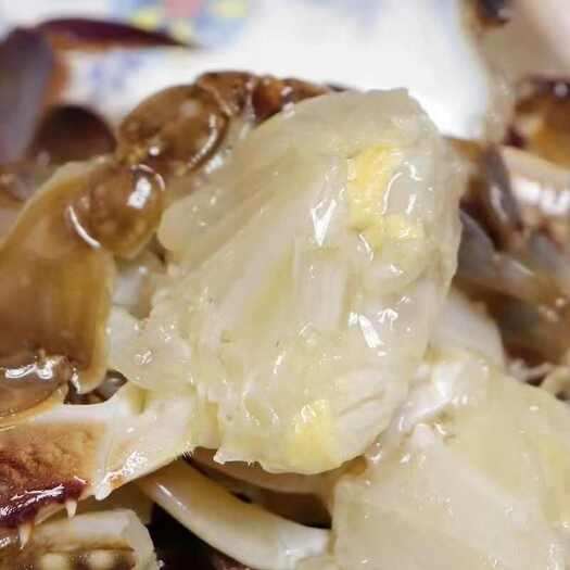 南通梭子蟹块活蟹现切现冻去腮去壳，无冰衣净重
