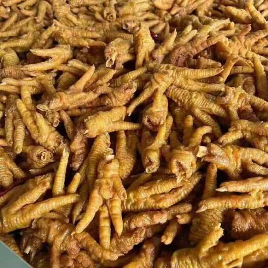 成都批发油炸虎皮鸡爪半成品凤爪，火锅油炸烧烤冒菜等商用，一件代发