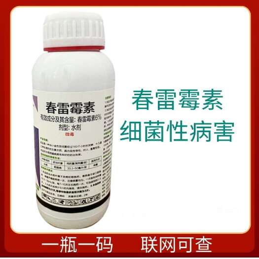 鄄城县超艳6%春雷霉素水稻稻瘟病农药杀菌剂农用细菌性病害