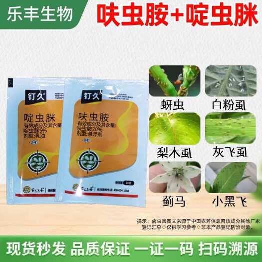 潍坊钉久 呋虫胺啶虫脒杀虫剂 专打抗性白粉虱灰飞虱