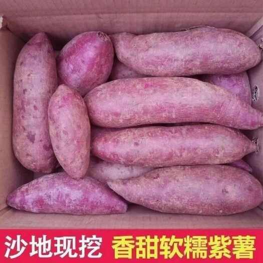 上林县5斤紫薯新鲜沙地紫罗兰紫薯红薯番薯紫心蜜薯批发