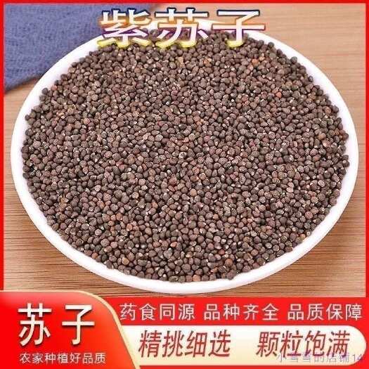 东北紫苏子熟苏子粒紫苏籽可食用苏子粉烧烤榨油苏子籽