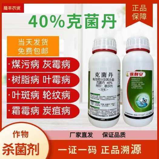 【正品】克菌丹果树柑橘炭疽沙皮煤污灰霉苹果树斑点落叶病杀菌剂